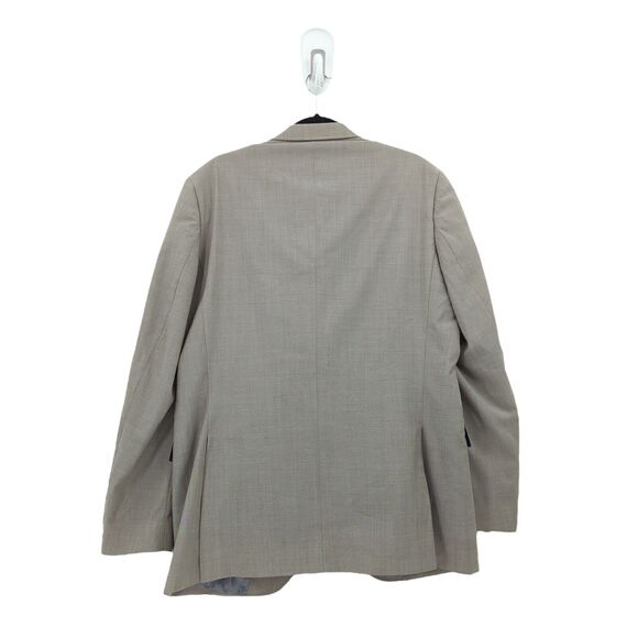 Ted Baker Men 44 L Long Jay CT Suit Brown Trim Fit Wool Flat Front Trousers FLAW - Picture 7 of 13